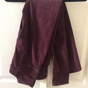 Lucky Brand Brooke Mid Rise Skinny Corduroy NWT